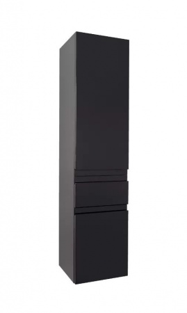 Шкаф-пенал 35 см Jacob Delafon Madeleine EB2069D-J52 правый, блестящий чёрный